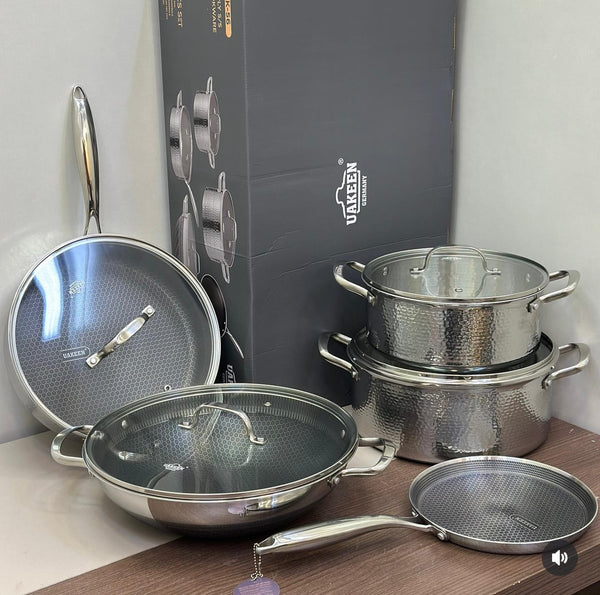 UAKEEN STAINLESS STEEL COOKWARE SET. — Kenya · WIMU Kitchen Nairobi