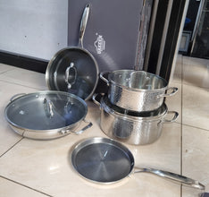 UAKEEN STAINLESS STEEL COOKWARE SET. (view 2) — Kenya · WIMU Kitchen