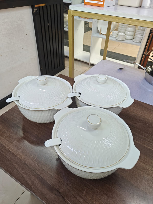 3 pcs ceramic bowl set. — Kenya · WIMU Kitchen Nairobi
