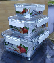 3 pieces acrylic fridge storage containers (view 3) — Kenya · WIMU Kitchen
