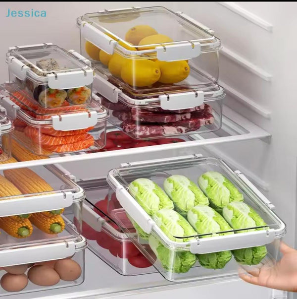 3 pieces acrylic fridge storage containers — Kenya · WIMU Kitchen Nairobi