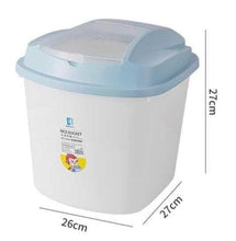 Rice/cereal bucket with measuring cup (view 3) — Kenya · WIMU Kitchen