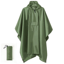 High quality unisex adult rain poncho with cap (view 3) — Kenya · WIMU Kitchen