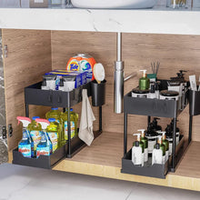 Double Sliding Under Sink Organizers and Storage. — Kenya · WIMU Kitchen