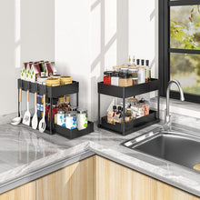 Double Sliding Under Sink Organizers and Storage. (view 3) — Kenya · WIMU Kitchen