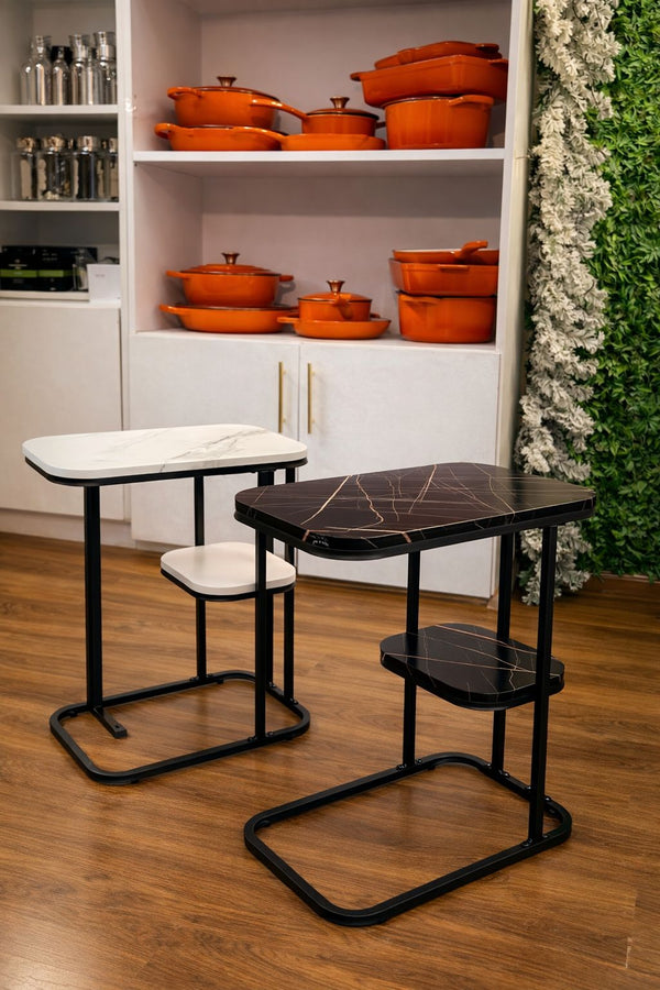 Luxury Marble textured side table. — Kenya · WIMU Kitchen Nairobi