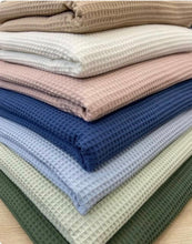 Waffle Bed Coverlet Set with pillow cases (view 2) — Kenya · WIMU Kitchen