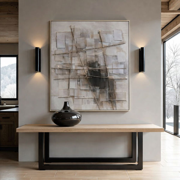 Layered modern art decor. — Kenya · WIMU Kitchen Nairobi