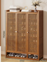 Bamboo shoe cabinet. (view 2) — Kenya · WIMU Kitchen