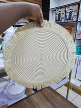 Round Elegant Braided table mats. (view 2) — Kenya · WIMU Kitchen