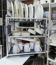 3 tier Aluminium dishrack (view 2) — Kenya · WIMU Kitchen