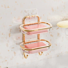 No More Soggy Soap Bars – Gold Double-Layer Wall Mounted Soap Holder — WIMU Kitchen Nairobi — Kenya · WIMU Kitchen