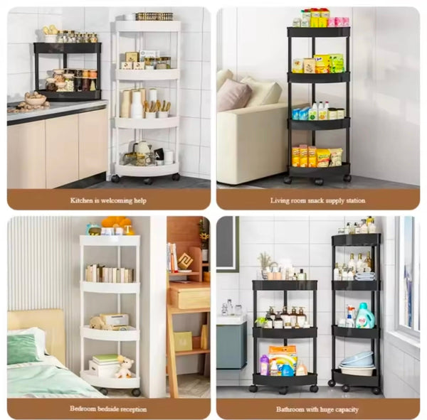 4-Tier Corner Storage Rack with Castor Wheels (36 × 26 × 85cm) — WIMU Kitchen Nairobi — Kenya · WIMU Kitchen Nairobi