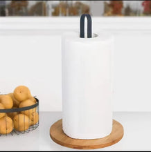 Stand Out in Style: Metallic Paper Towel Holder with Bamboo Base — WIMU Kitchen Nairobi — Kenya · WIMU Kitchen