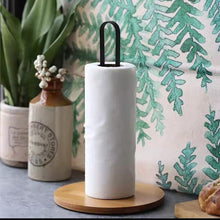 Stand Out in Style: Metallic Paper Towel Holder with Bamboo Base — WIMU Kitchen Nairobi — Kenya · WIMU Kitchen
