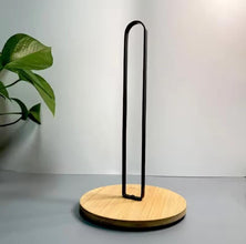 Stand Out in Style: Metallic Paper Towel Holder with Bamboo Base — WIMU Kitchen Nairobi — Kenya · WIMU Kitchen