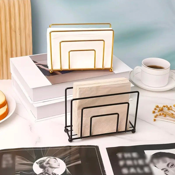 Napkins That Never Slip Off the Table – Metallic Serviette Holder — WIMU Kitchen Nairobi — Kenya · WIMU Kitchen Nairobi