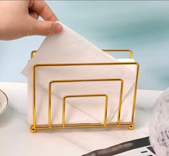 Napkins That Never Slip Off the Table – Metallic Serviette Holder — WIMU Kitchen Nairobi — Kenya · WIMU Kitchen