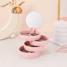 Stop Untangling Necklaces – Rotating Diamond-Pattern Jewellery Organizer with Mirror — WIMU Kitchen Nairobi — Kenya · WIMU Kitchen