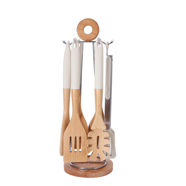 Cook Without the Clutter – 6pc Bamboo Spoon Set with Stand — WIMU Kitchen Nairobi — Kenya · WIMU Kitchen Nairobi