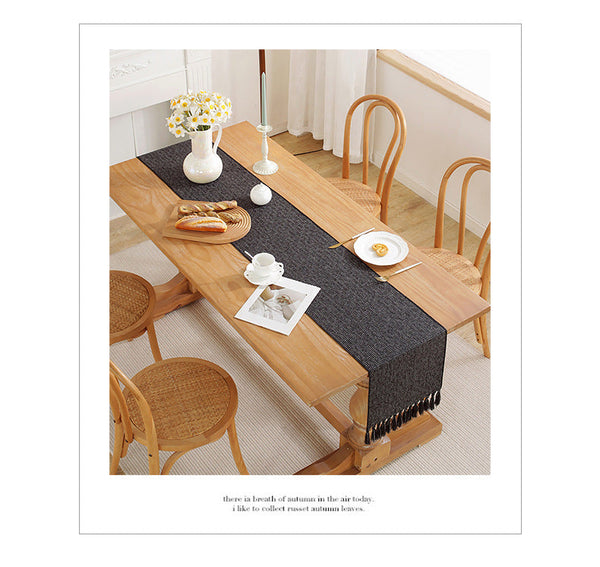 Dress Your Table in Seconds – Modern Tasseled Table Runner — WIMU Kitchen Nairobi — Kenya · WIMU Kitchen Nairobi