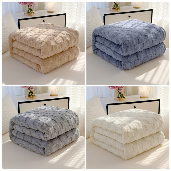 Wrap Yourself in All-Season Warmth – Luxury Textured Fleece Blanket — WIMU Kitchen Nairobi — Kenya · WIMU Kitchen Nairobi