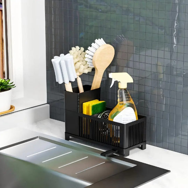 No More Soggy Sponge Mess – 2-in-1 Non-Rust Sink Caddy — WIMU Kitchen Nairobi — Kenya · WIMU Kitchen Nairobi