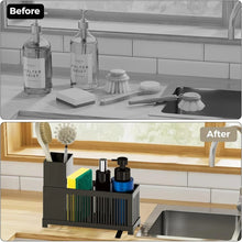 No More Soggy Sponge Mess – 2-in-1 Non-Rust Sink Caddy — WIMU Kitchen Nairobi — Kenya · WIMU Kitchen