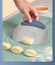 Mirror-Polished Stainless Steel Dough Scraper with Measuring Scale — WIMU Kitchen Nairobi — Kenya · WIMU Kitchen