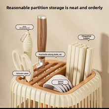 Multi-Functional Rotating Knife & Utensil Rack with Chopstick Box & Drain Grid — WIMU Kitchen Nairobi — Kenya · WIMU Kitchen