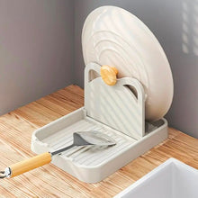 Pot Lid Rack & Spoon Holder Stand — Drip-Catching Countertop Organiser — WIMU Kitchen Nairobi — Kenya · WIMU Kitchen