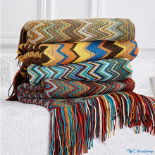 Cozy Up Any Room Instantly – Bohemian Knitted Tassel Throw Blanket — WIMU Kitchen Nairobi — Kenya · WIMU Kitchen