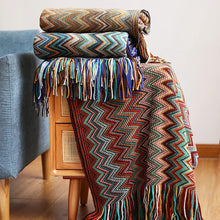Cozy Up Any Room Instantly – Bohemian Knitted Tassel Throw Blanket — WIMU Kitchen Nairobi — Kenya · WIMU Kitchen