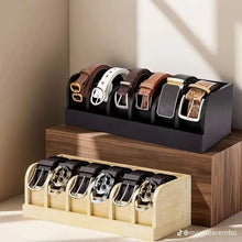 End Belt Tangles for Good – 6-Slot Premium Bamboo Belt Organizer — WIMU Kitchen Nairobi — Kenya · WIMU Kitchen