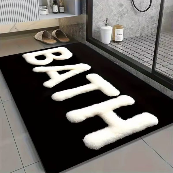 Black Diatom Bath Mat – Fast-Absorbing, Non-Slip Rubber-Backed, 50 x 80cm — WIMU Kitchen Nairobi — Kenya · WIMU Kitchen Nairobi
