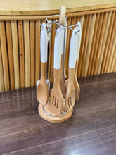 Save Your Non-Stick Pans: 6pc Bamboo Spoon Set with Stand — WIMU Kitchen Nairobi — Kenya · WIMU Kitchen