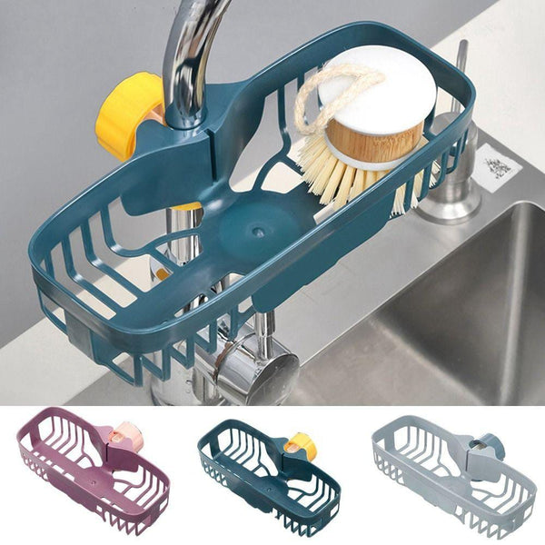 Say Goodbye to Sink Clutter – Faucet Sponge & Soap Organizer Rack — WIMU Kitchen Nairobi — Kenya · WIMU Kitchen Nairobi