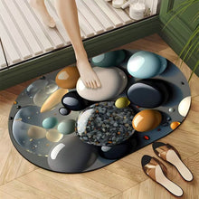 Big Oval Bathroom & Door Mat – Soft Absorbent Rug with Non-Slip Rubber Base, 48 x 78 cm — WIMU Kitchen Nairobi — Kenya · WIMU Kitchen