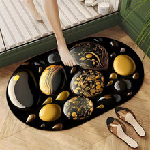 Big Oval Bathroom & Door Mat – Soft Absorbent Rug with Non-Slip Rubber Base, 48 x 78 cm — WIMU Kitchen Nairobi — Kenya · WIMU Kitchen