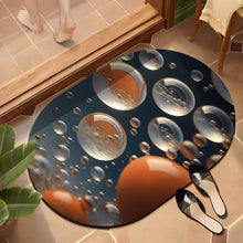 Big Oval Bathroom & Door Mat – Soft Absorbent Rug with Non-Slip Rubber Base, 48 x 78 cm — WIMU Kitchen Nairobi — Kenya · WIMU Kitchen
