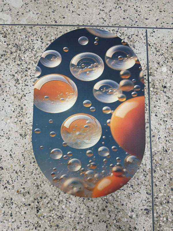 Big Oval Bathroom & Door Mat – Soft Absorbent Rug with Non-Slip Rubber Base, 48 x 78 cm — WIMU Kitchen Nairobi — Kenya · WIMU Kitchen Nairobi