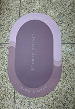 Big Oval Bathroom & Door Mat – Soft Absorbent Rug with Non-Slip Rubber Base, 48 x 78 cm — WIMU Kitchen Nairobi — Kenya · WIMU Kitchen