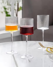 6-Piece Crystal Champagne Goblet Glass Set – Ribbed Long-Stem 350ml Toasting Glasses — WIMU Kitchen Nairobi — Kenya · WIMU Kitchen