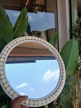 Boho Beaded Round Mirror & Decorative Tray – 36cm, 2-in-1 Wall Décor Accent Piece — WIMU Kitchen Nairobi — Kenya · WIMU Kitchen