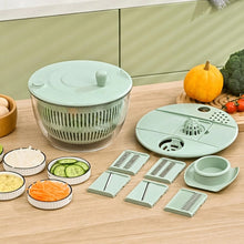 Multi-functional 8pcs Salad Spinner with Vegetable Chopper — Kenya · WIMU Kitchen