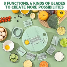 Multi-functional 8pcs Salad Spinner with Vegetable Chopper (view 3) — Kenya · WIMU Kitchen