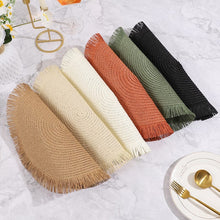 Round Elegant Braided table mats. — Kenya · WIMU Kitchen