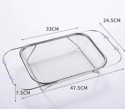Stainless Steel Expandable Over-The-Sink Colander — WIMU Kitchen Nairobi — Kenya · WIMU Kitchen
