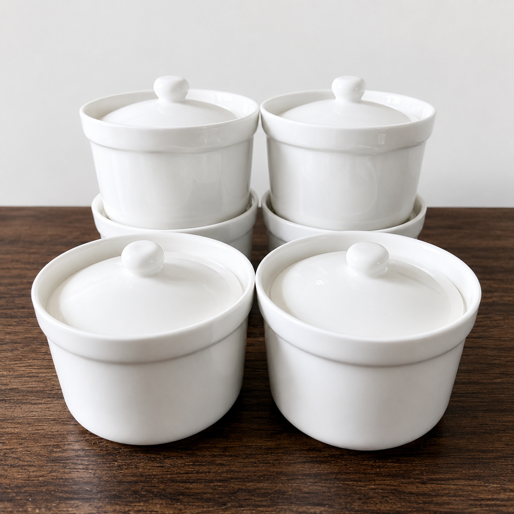 White Ceramic Sugar Holder with Domed Lid 380ml — WIMU Kitchen Nairobi — buy in Kenya at WIMU Kitchen Nairobi · M-Pesa accepted