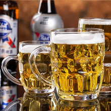 Premium Glass Beer Mugs/Beer Glasses 560ml - Set of 6, Transparent — Kenya · WIMU Kitchen